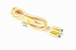 CABLEXPERT CC-USB2-AM31-1M-G microUSB Type-C USB Lightning